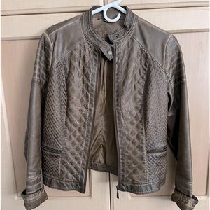 Faux Leather Jacket